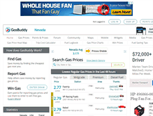 Tablet Screenshot of nevadagasprices.com